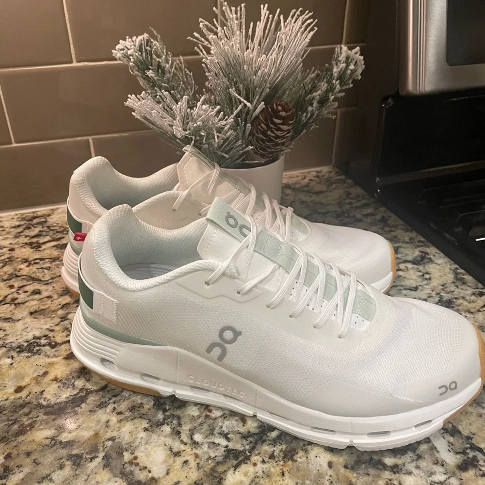 On Running White Athletic Shoes - Picture 2 of 10